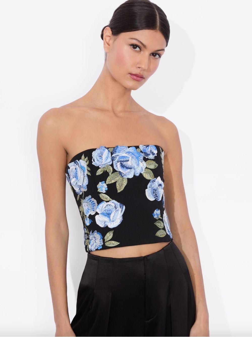 Alice + Olivia Cece Embellished Top